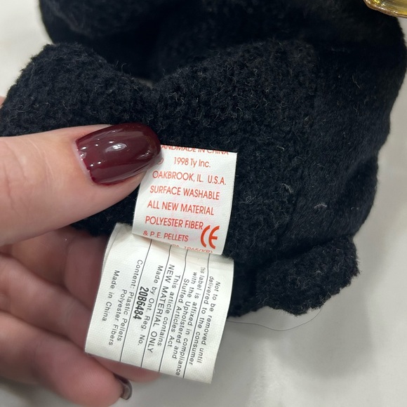 Rare Beanie Babie GiGi with date error, tag error and stamp tush tag - Picture 4 of 6